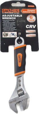 2power French Wrench with Adjustable Opening 20mm and Anti-Slip Handle 150mm 01-01-23-006