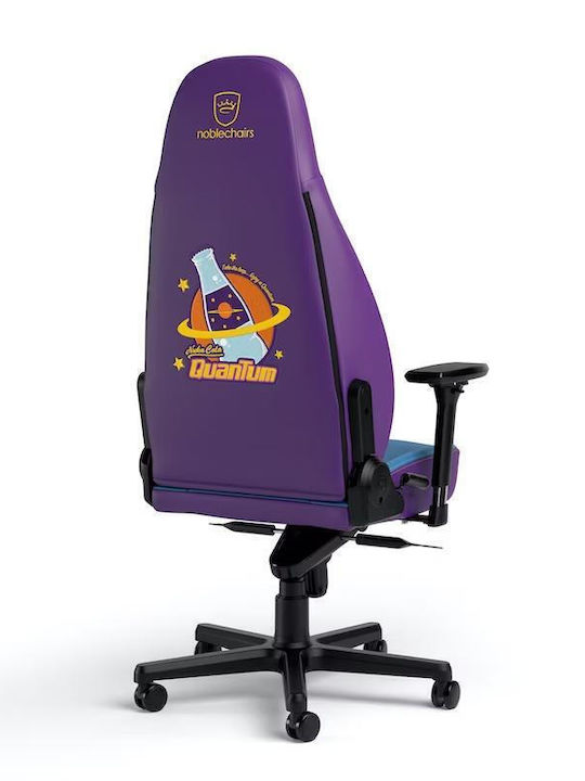 Noblechairs Nuka-Cola Quantum Edition Καρέκλα Gaming Δερματίνης με Ρυθμιζόμενα Μπράτσα Μπλε
