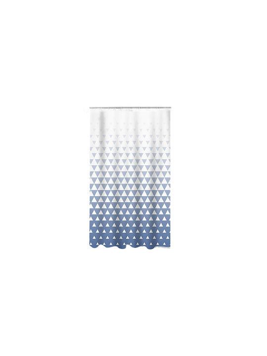 Ionion Душ завеса 180x180см Blue Triangles
