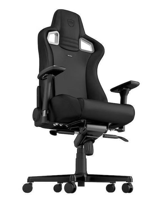 Noblechairs Epic Black Edition Καρέκλα Gaming Δερματίνης με Ρυθμιζόμενα Μπράτσα Μαύρη