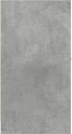 vidaXL Büroaufbewahrungsschublade aus Holz und Metall Grau 30x41x77,5cm