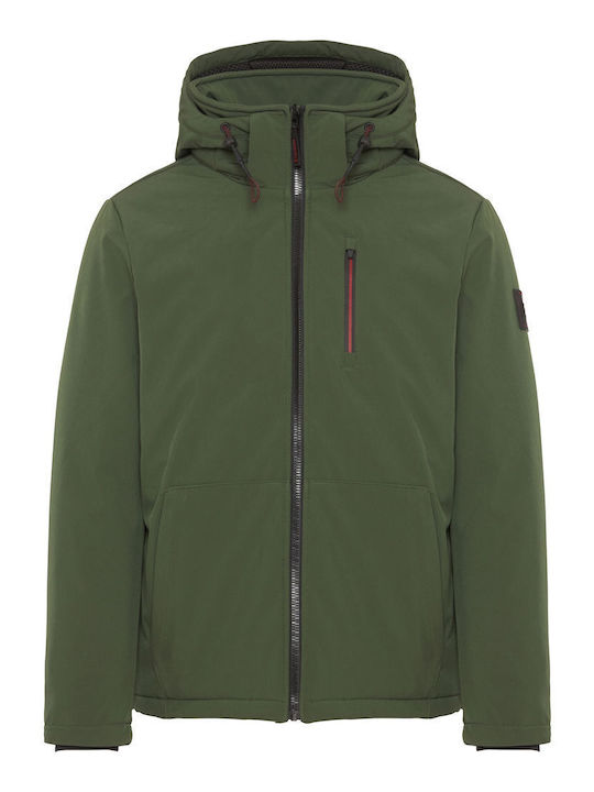 Χειμωνιάτικο Μπουφάν Softshell Αδιάβροχο και Αντιανεμικό Πράσινο