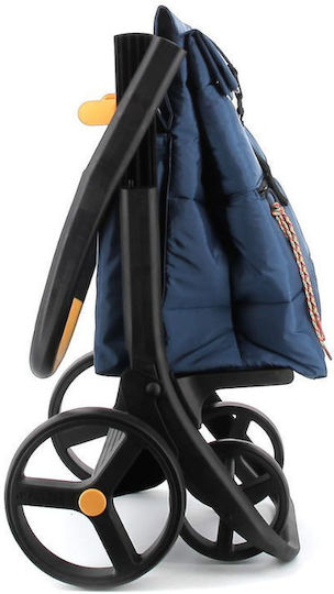 Polar 8 Plus Shopping Trolley Blue 59x21x59cm