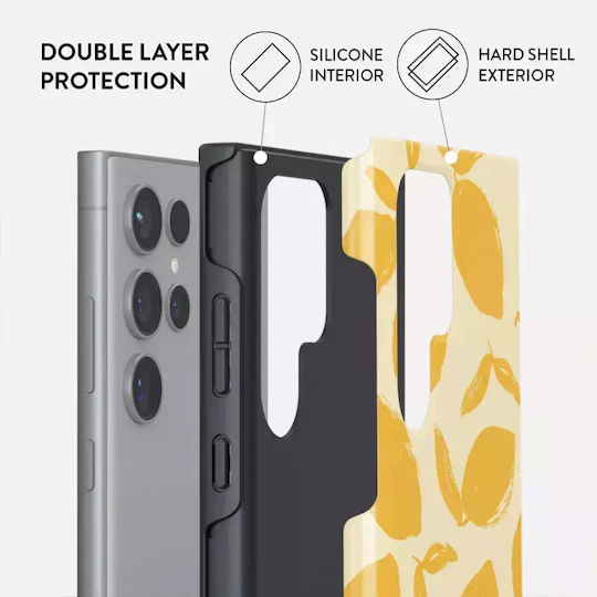 Burga Samsung Galaxy S24 Ultra Fashion Tough Σκληρή Θήκη Lemon Tart