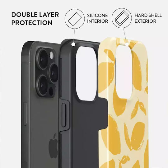 Burga Iphone 15 Pro Fashion Tough Magsafe Σκληρή Θήκη Magsafe Lemon Tart