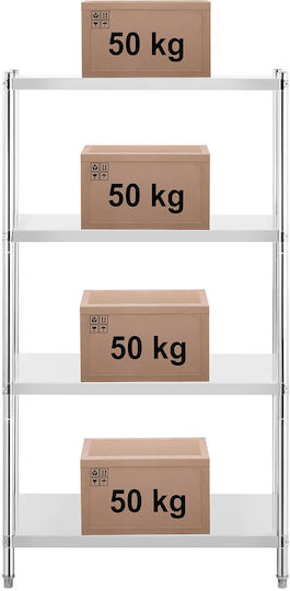 Metal Storage Shelf Gastronomy Up To 200 Kg 100 X 60 X 180 Cm