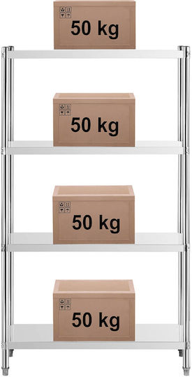 Metallregal Gastronomie Bis Zu 200 Kg 100 X 40 X 180 Cm