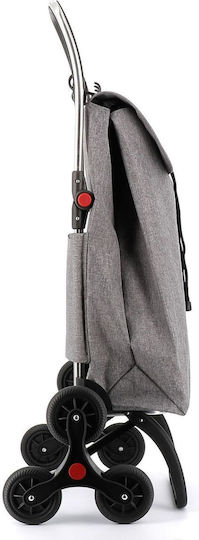 I-max Tweed Υφασμάτινο Καρότσι Λαϊκής Γκρι IMX387-1022