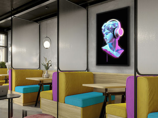 Busto Картина Платнен С LED осветление 80x120см