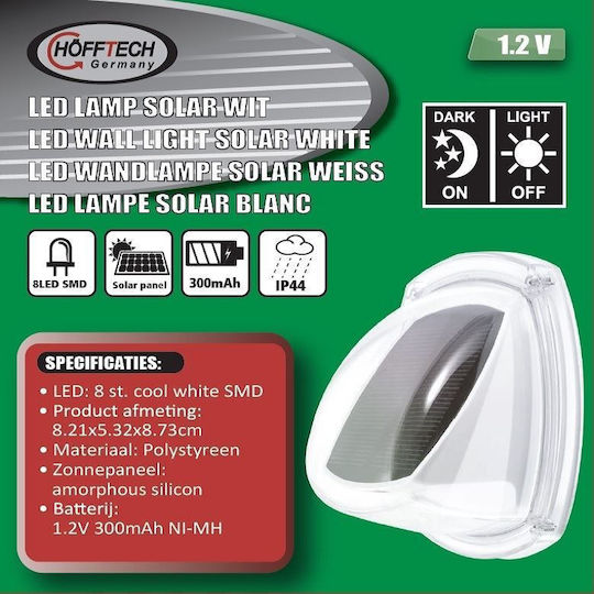 Solar Lamp Hofftech 8 Led Smd Ip44