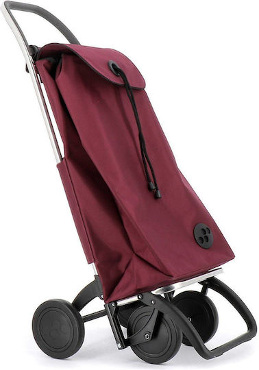 Tesatura Coș de cumpărături Burgundy