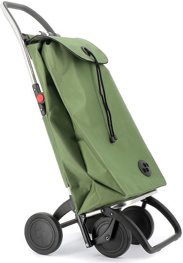 Stoff Einkaufswagen 39x39cm