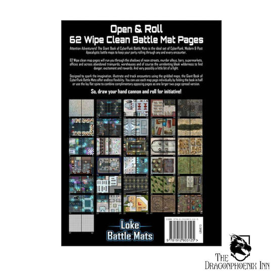 Giant Book Cyberpunk Battle Mats