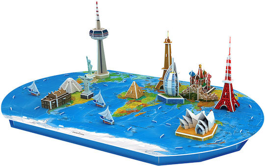 Spatial Earth Map Of The World Puzzle 3D 136Stk.