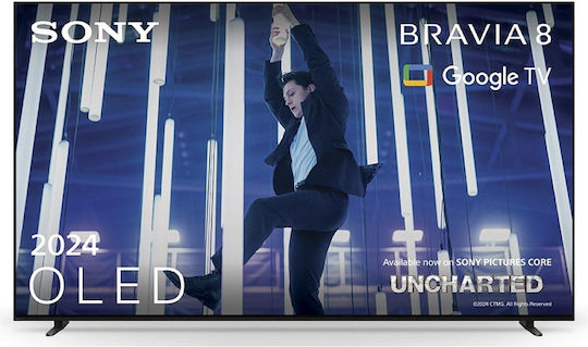 Sony Smart Τηλεόραση 77" 4K UHD OLED Bravia 8 XR80PAEP HDR (2024) K77XR80PAEP