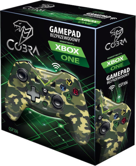 Cobra QSP306 Безжичен Геймпад За PC PS3 Xbox One Зелен