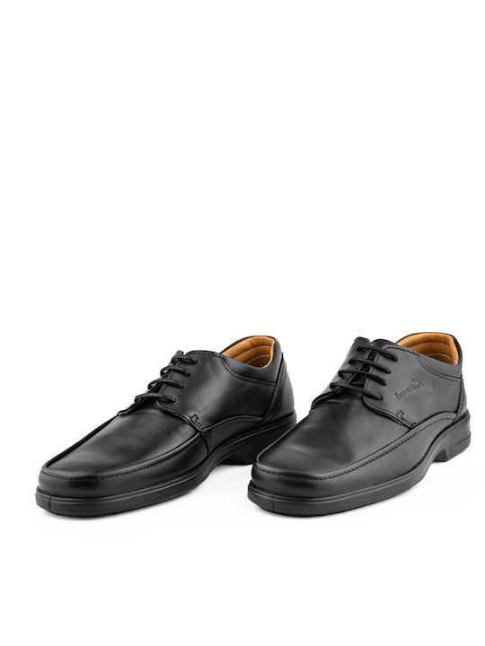 Boxer Men's Anatomic Leather Casual Shoes Black