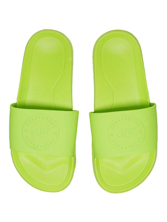 4F Men's Slides Green