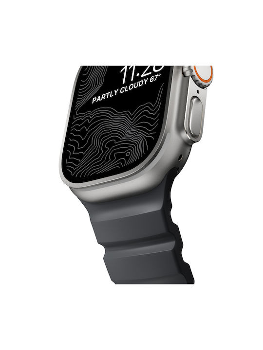Nomad Rocky Point Каишка Черен (Apple Watch 44/45/46mm/Ultra 49mm)