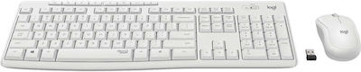 Logitech MK295 Silent Wireless Keyboard & Mouse Set German Gray