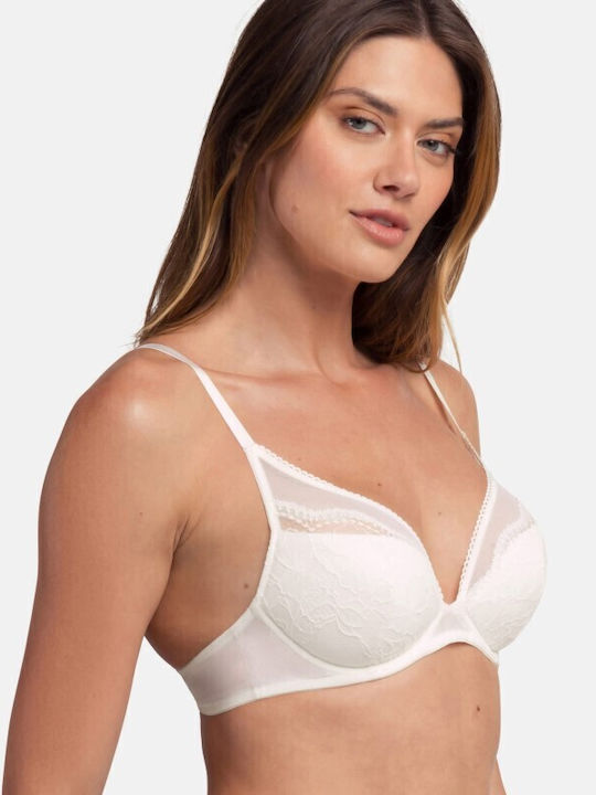 Black White Bras for Plunge & Underwire 2Pack