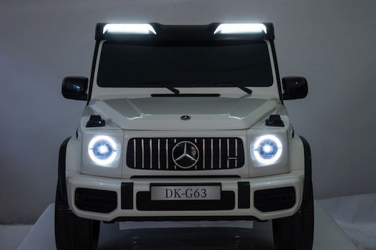 Mercedes G63 Διθέσιο με Τηλεκοντρόλ 24 Volt Λευκό