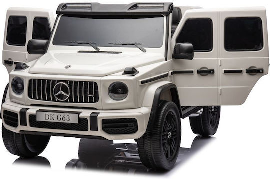 Mercedes G63 Διθέσιο με Τηλεκοντρόλ 24 Volt Λευκό