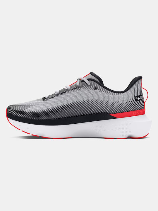 Under Armour Herren Sportschuhe Laufen Γκρι Μαύρο Λευκό