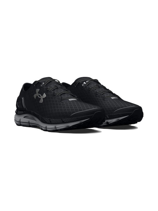 Speedform Gemini Herren Sportschuhe Laufen Black Metallic Silver