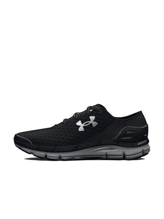 Speedform Gemini Herren Sportschuhe Laufen Black Metallic Silver