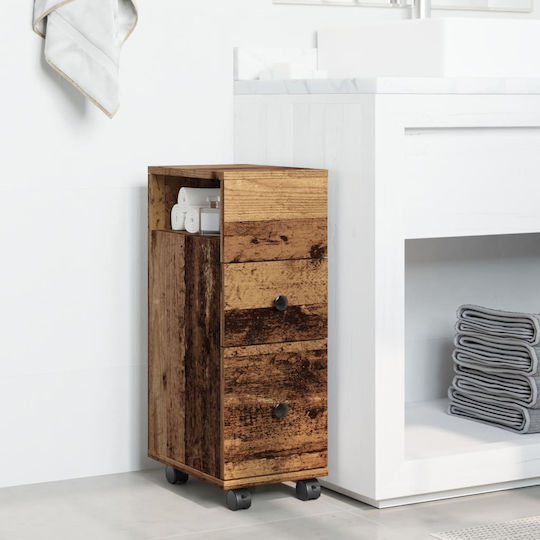 vidaXL Bathroom Cabinet L23xW33xH65cm Brown