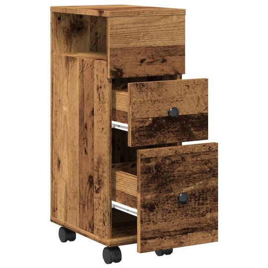 vidaXL Bathroom Cabinet L23xW33xH65cm Brown