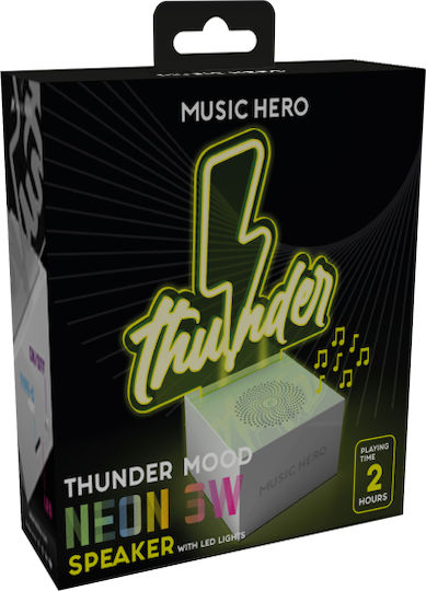 SBS Music Hero Bluetooth Speaker 3W with Battery Life up to 2 hours Thunder