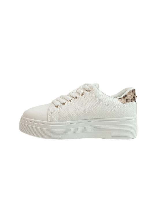 Plato Damen Sneakers Λευκό / White