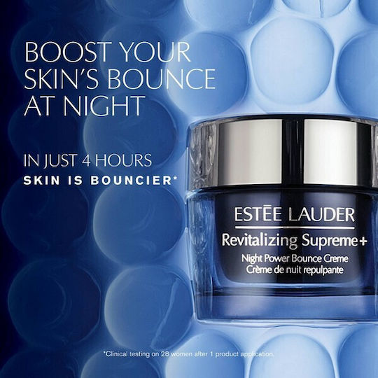 Estee Lauder Revitalizing Supreme+ Cremă de Față de Noapte pentru Hidratare, Anti-îmbătrânire și Acnee cu Colagen 50ml