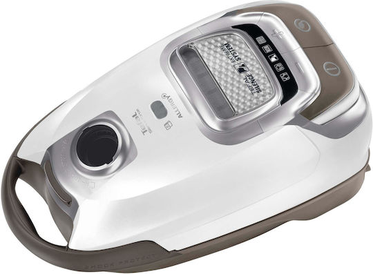 Tefal Silence Force Allergy+ Aspirator 400W cu sac 4.5lt Albă