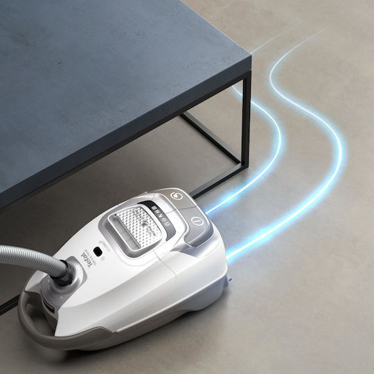 Tefal Silence Force Allergy+ Aspirator 400W cu sac 4.5lt Albă