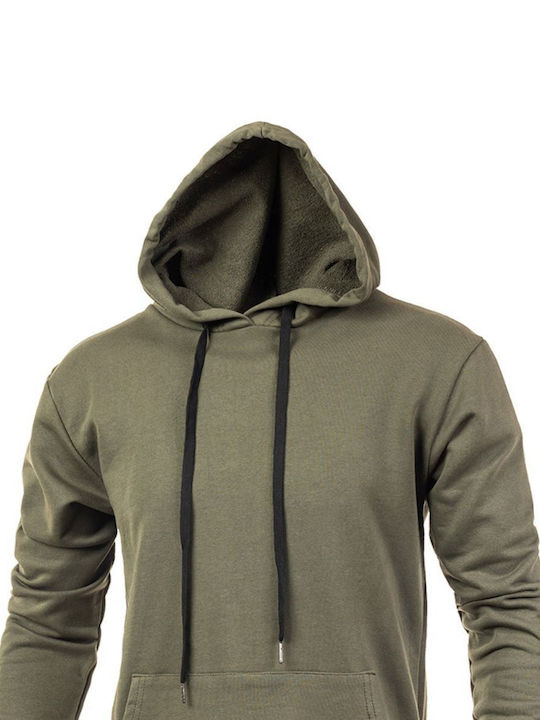 Senior Men's Sweatshirt with Hood Khaki