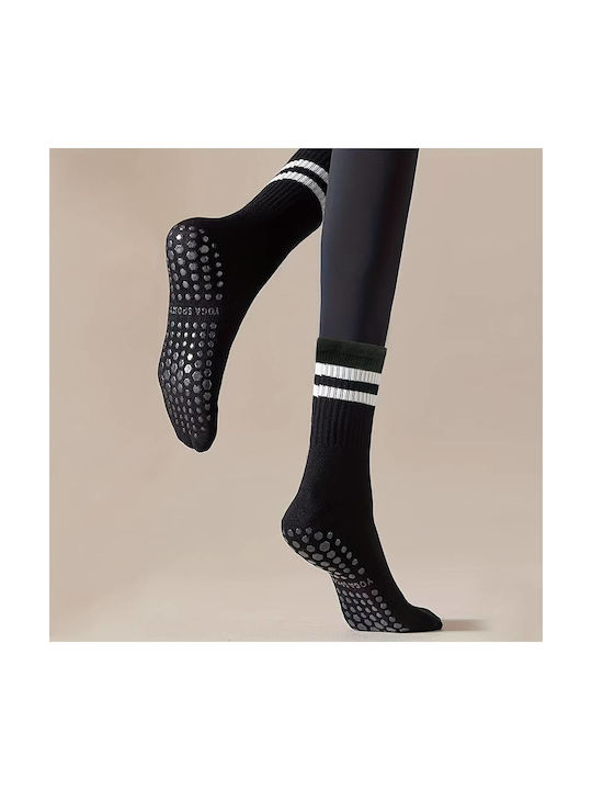 Șosete Sport Antiderapante Yoga & Pilates Negre