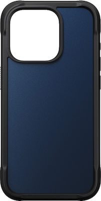 Nomad Umschlag Rückseite Metallisch Blau (iPhone 15 Pro) NM01638285