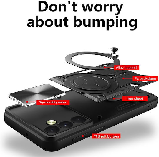 Techsuit Back Cover Σιλικόνης Μωβ (Oppo Reno12)