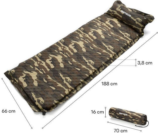 Meteor Self-Inflating Single Camping Sleeping Mat
