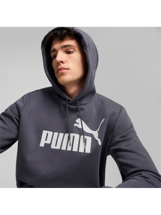 Big Logo Sweatshirt mit Kapuze Galactic Grey