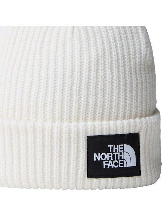 Salty Beanie Γυναικείος Σκούφος Πλεκτός σε Λευκό χρώμα