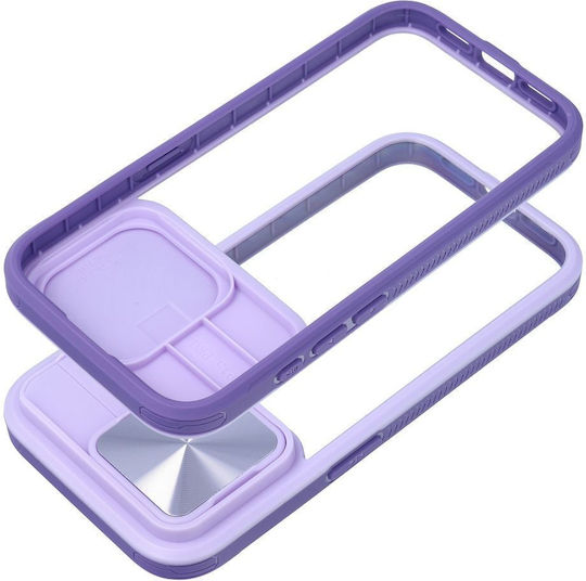 Slider Back Cover Purple (Galaxy A54Oppo A54)