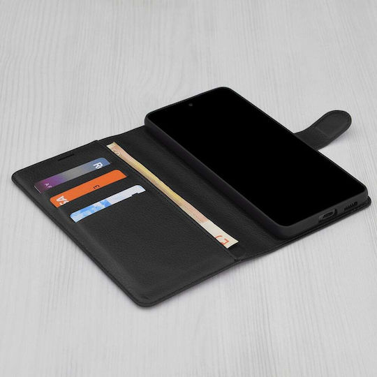 Techsuit Book Leather Black (Moto G85)