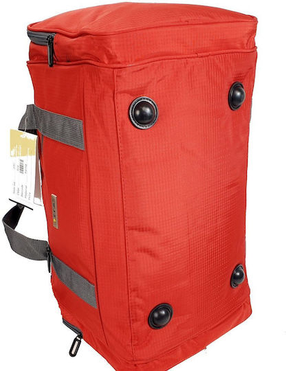 RCM Geantă de voiaj 71lt Roșu Textil L70xW32xH32cm