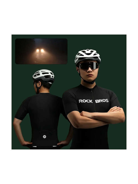 Rockbros Ανδρική Κοντομάνικη Μπλούζα Road Bike Μαύρη