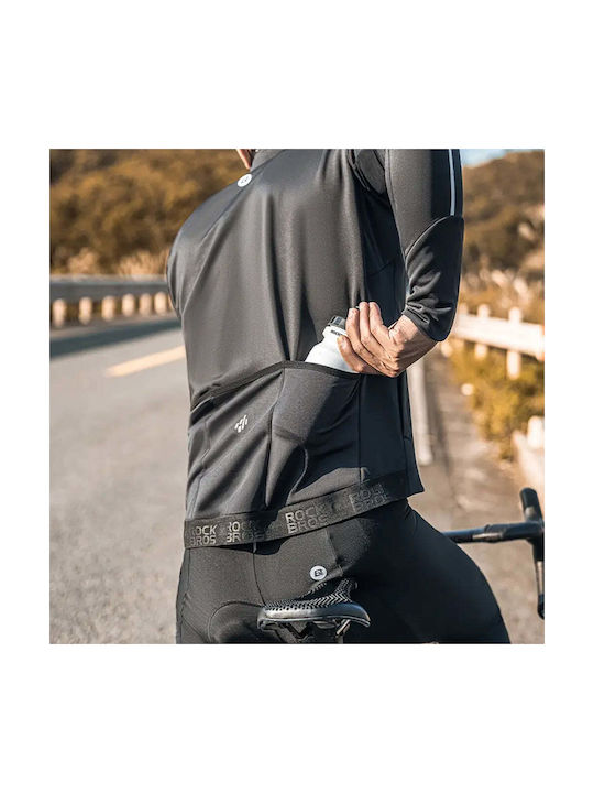 Rockbros Long Sleeves Cycling Jersey Black