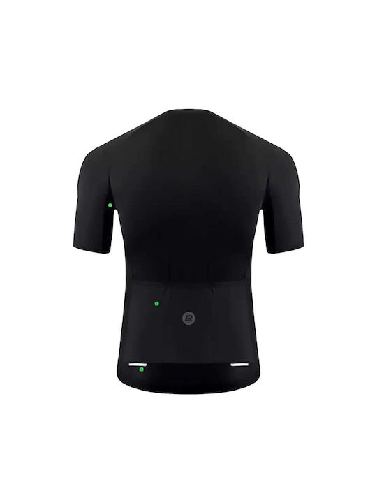Rockbros Herren Kurze Ärmel Fahrradtrikot Straße Schwarz